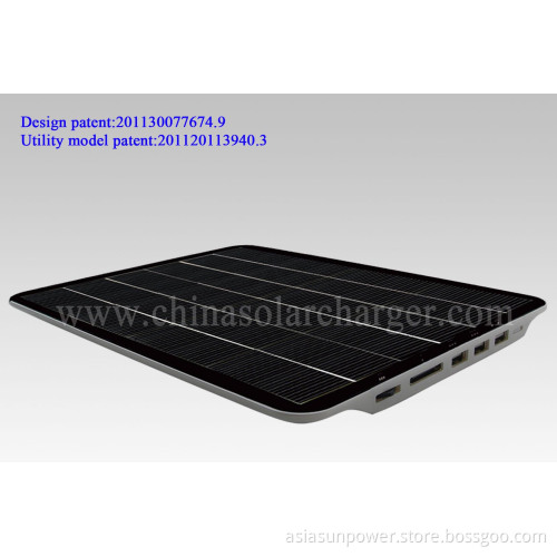 Solar Charger With Three Output Voltage for iPad / iPhone (PETC-S80)